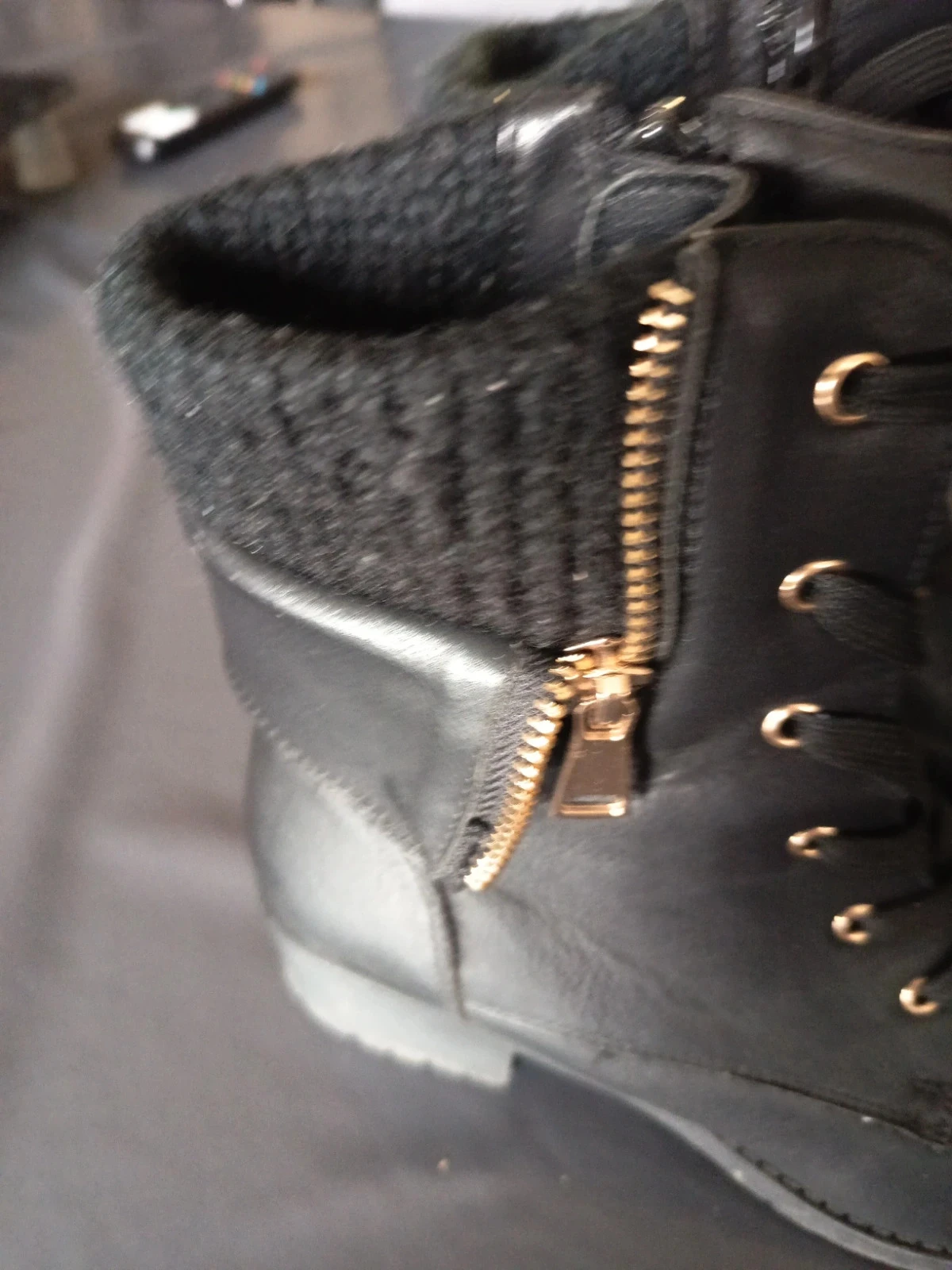 Tênis preto alto – photo 3